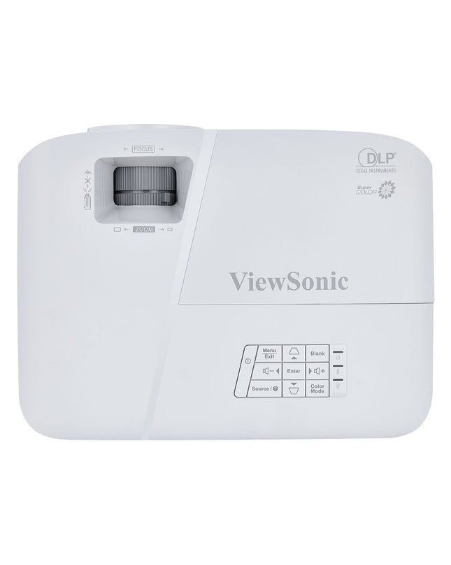 ViewSonic projector with 3600 lumens SVGA resolution, suitable for electronics, TV, video, and home theater setups.
