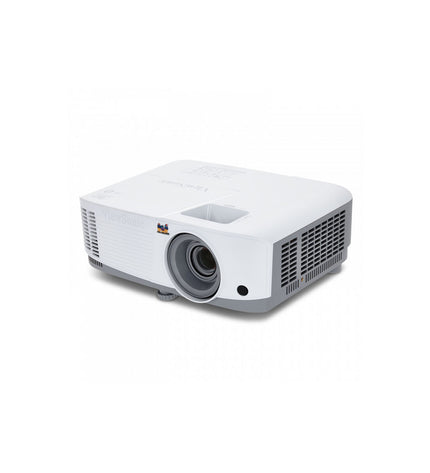ViewSonic PA503X projector displaying a bright, clear image with 3800 lumens in a modern electronics setup.