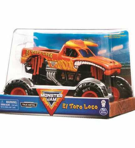 Colorful Monster Jam toy vehicle, 14.92 x 21.27 x 13.65 cm, in multicolor, part of the Monster Jam toy and vehicle collection.