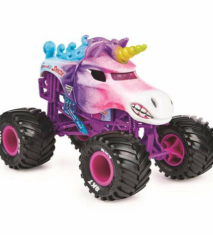 Colorful Monster Jam toy vehicle from Auto Monster Jam, 14.92 x 21.27 x 13.65 cm, ideal for play and collection.