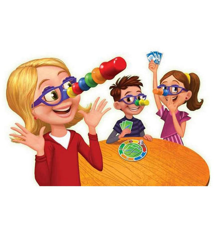 Spin Master Mentiroso board game with 29 pieces, colorful game components, measuring 26.67 x 26.67 x 5.08 cm, for family fun.