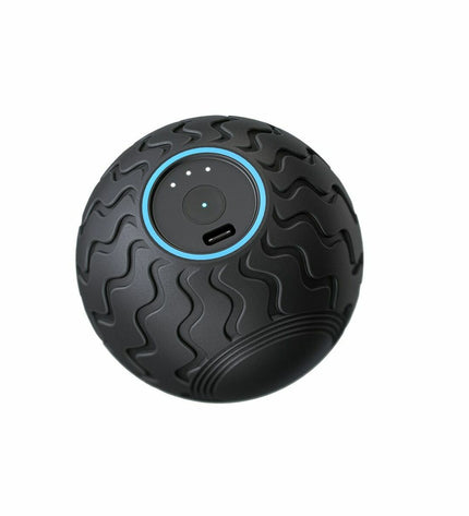 Therabody WAVESOLO-EU black electrostimulation device for health and wellness, showing the compact design and controls.