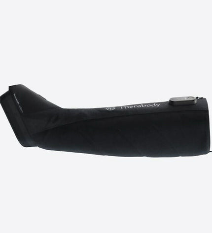 Therabody Geschenkenset for health and wellness, includes personal care tools and accessories, with branded packaging and product details.