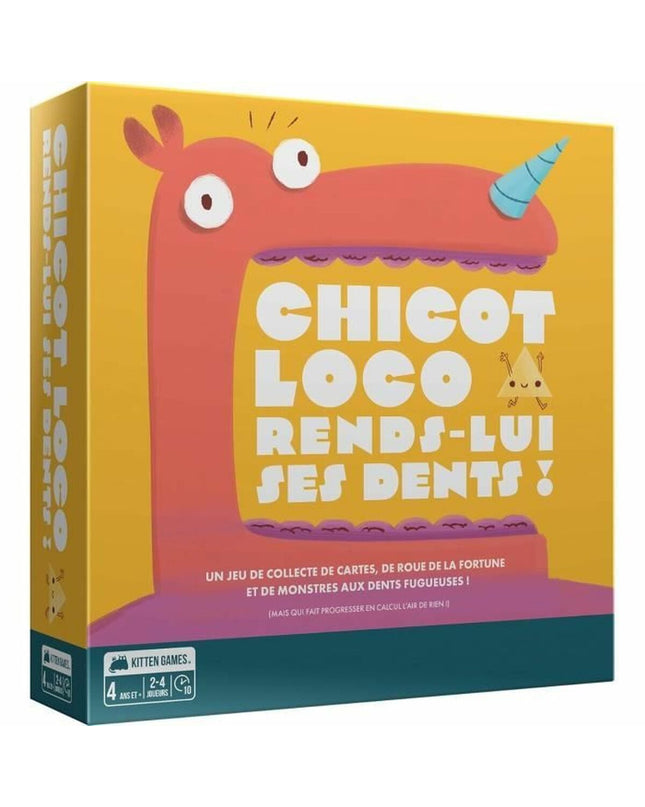 Asmodee board game in rectangular box, 21x6x21 cm, featuring colorful game pieces and artwork on the packaging.
