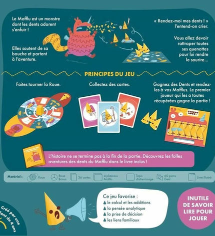 Asmodee board game in a 21x6x21 cm box, featuring colorful game pieces and packaging for fun tabletop play.