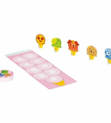Asmodee bordspel with colorful game board, cards, and tokens for family fun and strategic gameplay.