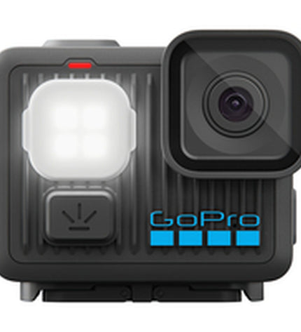 Black GoPro CHDHF-132-EU digital camera for photography and video recording, shown on a neutral background.
