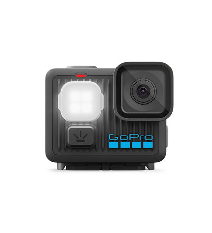 Black GoPro CHDHF-132-EU digital camera with compact design, featuring lens and buttons for photography and video recording.