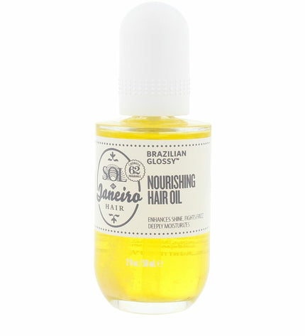 Sol De Janeiro Brazilian Glossy nutritional supplement bottle, 58 ml, in a sleek packaging for health and personal care.