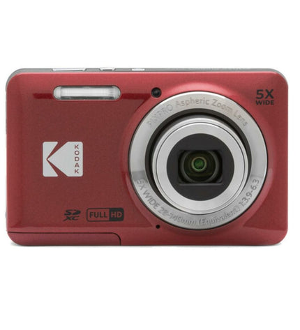 Kodak FZ55 digital camera with lens and control buttons, electronic photography device for high-quality images and videos