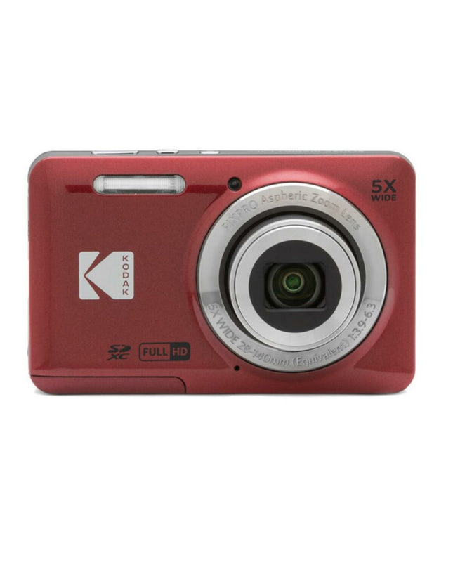 Kodak FZ55 digital camera with lens and control buttons, electronic photography device for high-quality images and videos