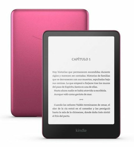 Amazon 32GB Kindle eBook reader with 7-inch display, electronic device for digital books and reading.