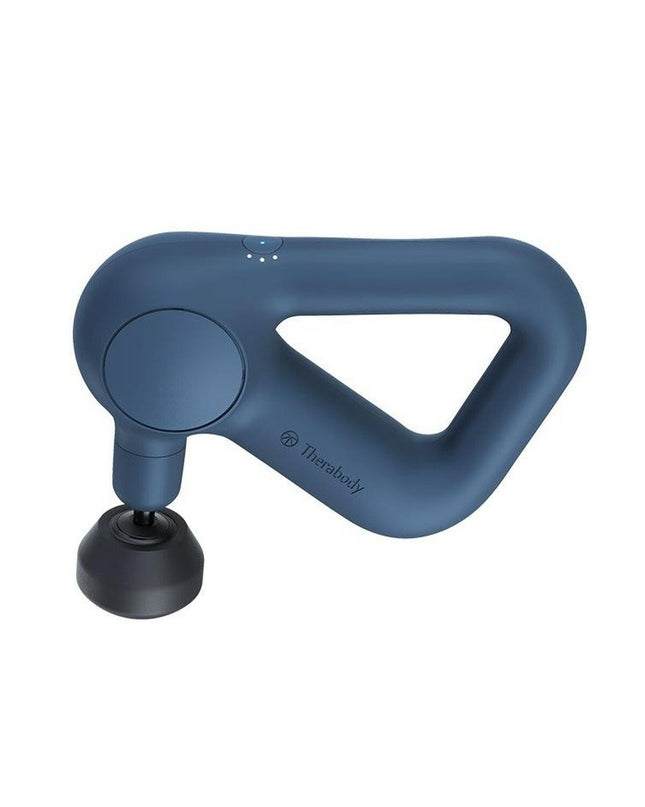 Therabody Theragun Relief electric hand massager for health and wellness, showing the device with ergonomic design and control buttons