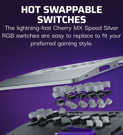 Turtle Beach gaming remote control for plug-and-play consoles, featuring buttons and joysticks for gaming convenience.