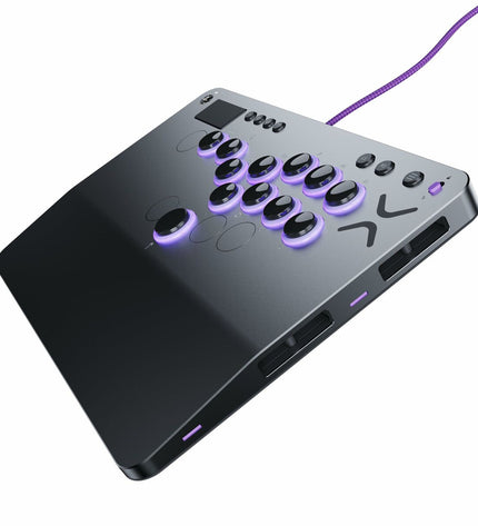 Turtle Beach gaming remote control for plug-and-play consoles, featuring buttons and ergonomic design in black.