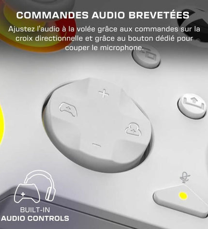 Turtle Beach Xbox One Afterglow Wave remote control for plug-and-play gaming consoles, featuring a sleek design and easy button access.