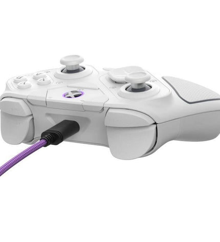 Turtle Beach Xbox One remote control for electronic gaming consoles, plug and play design, black color with buttons visible.