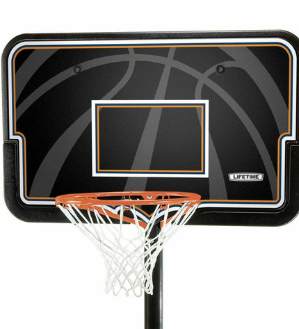 Lifetime basketball hoop for outdoor use, 305 cm height, designed for sports and recreational basketball play.