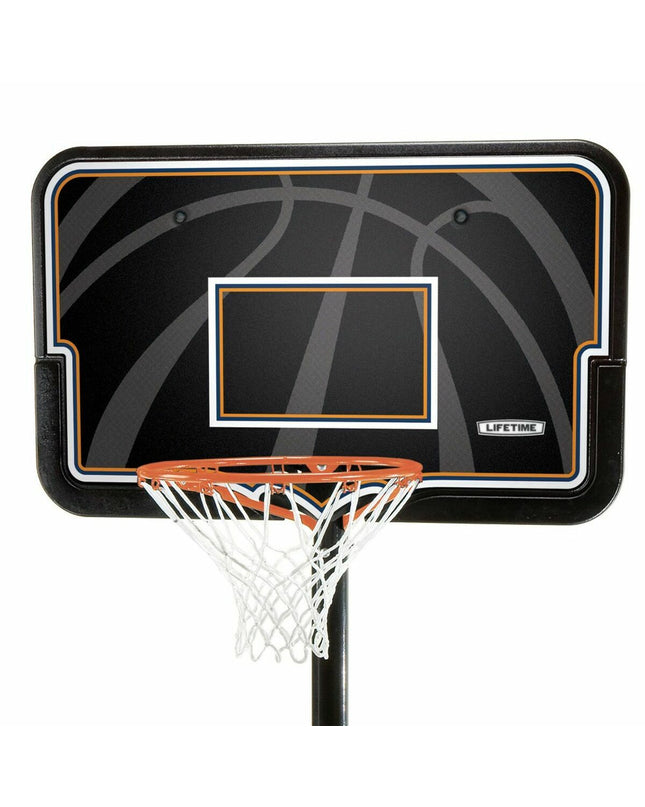 Lifetime basketball hoop for outdoor use, 305 cm height, designed for sports and recreational basketball play.