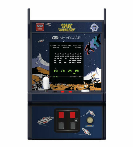 My Arcade portable retro game computer with colorful buttons and screen, electronic toy for nostalgic gaming fun.