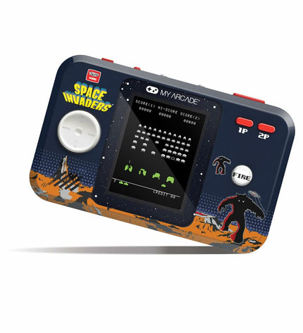 My Arcade portable game computer with retro arcade games, compact electronic toy device for gaming on the go.