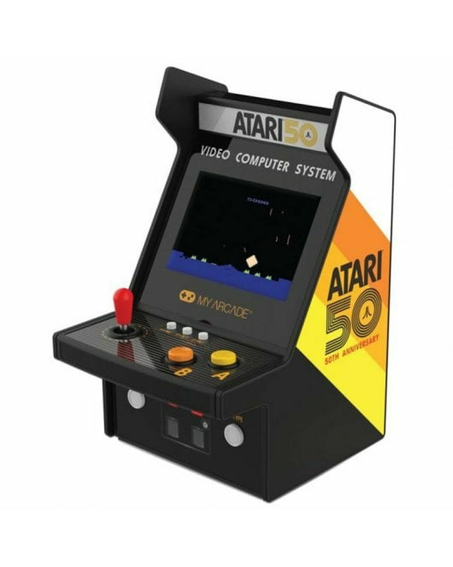My Arcade portable retro game console with colorful buttons and screen for classic electronic toy gaming.