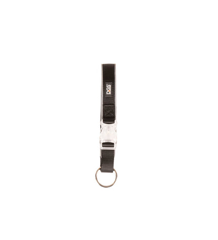 Black Dog Gone Smart dog collar in size L, featuring a durable design for comfortable pet wear.