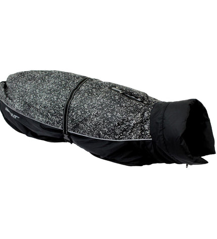Dog Gone Smart black dog jacket for small dogs, 50 cm, with waterproof material and adjustable straps, designed for outdoor protection.