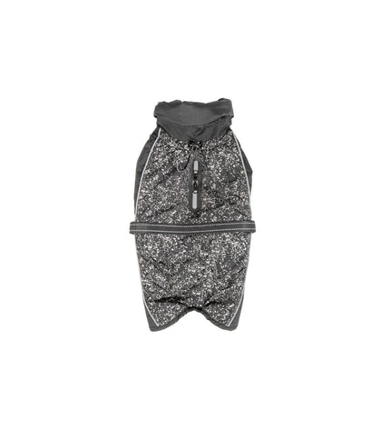 Black Dog Gone Smart dog coat for 50 cm dogs, waterproof and warm, designed for comfortable outdoor walks.