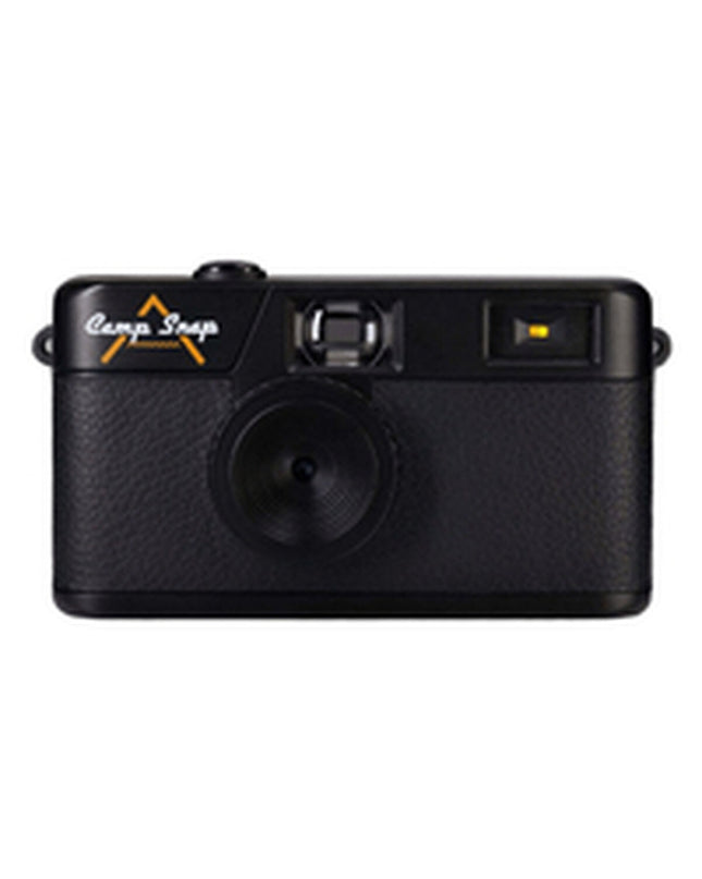 Camp Snap Digitale Camera Camp Snap CS-V105-BK-WW in zwart, compact electronic camera with lens and control buttons visible.