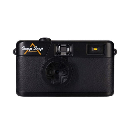 Camp Snap Digitale Camera Camp Snap CS-V105-BK-WW in black, compact electronic photography device with lens and controls visible.