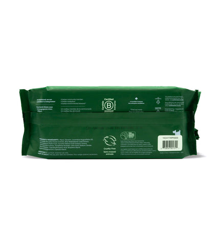 Earth Rated lavender pet wipes for dogs, 60 moist cleaning cloths, gentle and convenient for pet grooming and hygiene.