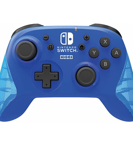 HORI gaming remote control for plug-and-play gaming consoles, black electronic device with buttons and ergonomic design.