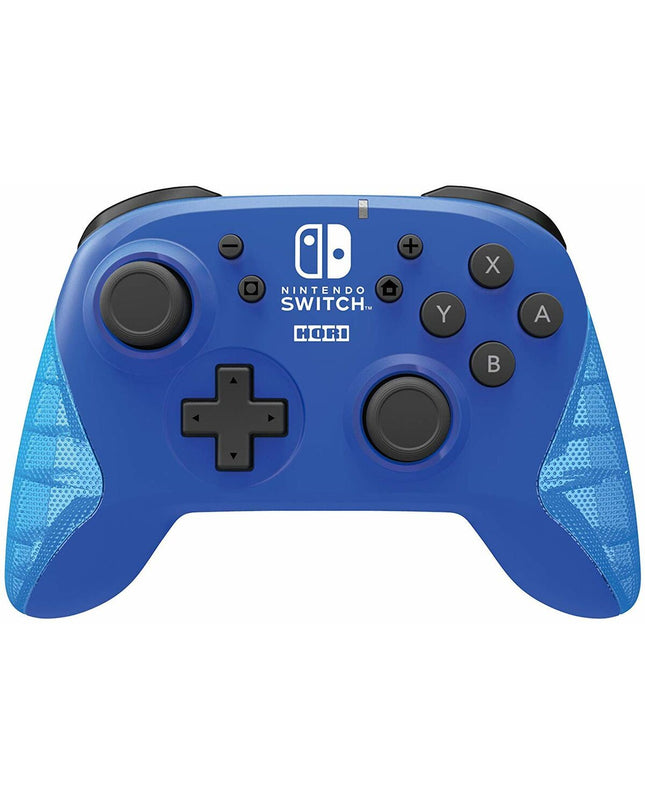 HORI gaming remote control for plug-and-play gaming consoles, black electronic device with buttons and ergonomic design.