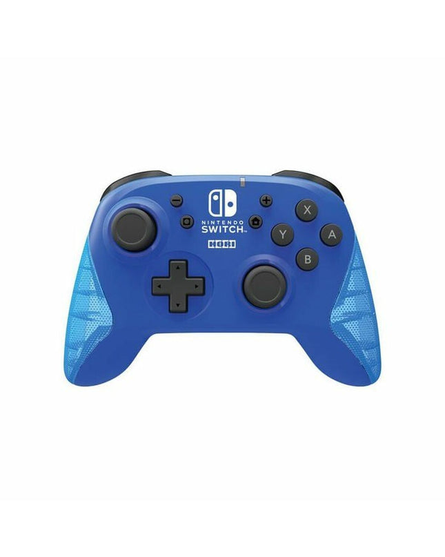 HORI gaming remote control for plug and play consoles, black electronic controller with buttons and ergonomic design.