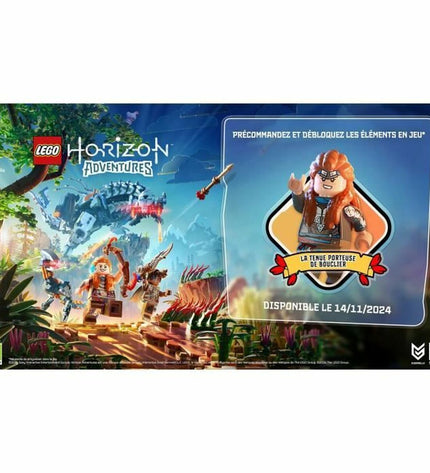 Sony Lego Horizon Adventures Switch video game for electronic plug-and-play game console, featuring Lego and Horizon themes.