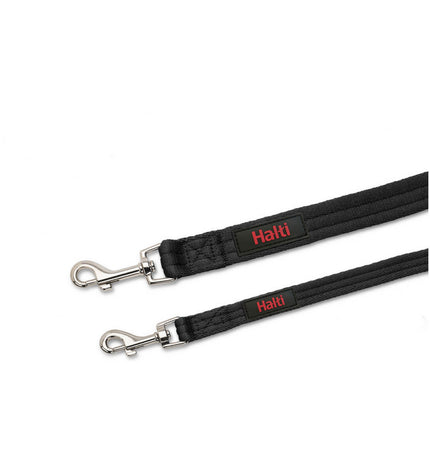 Black Company of Animals dog leash for medium-sized dogs, featuring a sturdy design and comfortable handle.