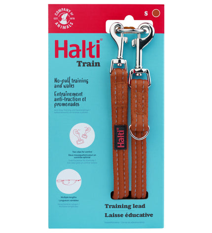 Orange dog training band from Company of Animals, durable nylon leash for obedience and control during walks.
