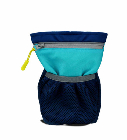 Coachi dog training and treat pouch in blue, durable for dog training and treats, compact and practical for pet owners.