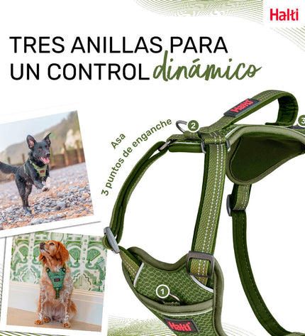 Green Company of Animals dog harness in size L for 42-65 cm neck, made for comfortable and secure pet control