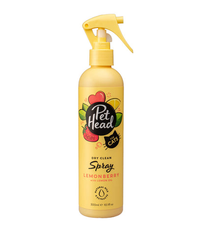 Pet Head Lemonberry Felin' Good dog conditioner bottle, 300ml, with lemonberry scent and pet-friendly formula.