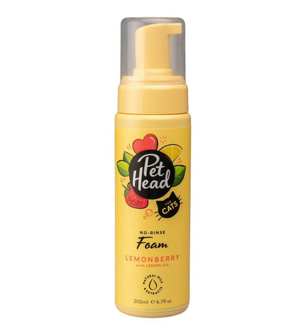 Pet Head Felin' Good Kat Shampoo in a bottle with label, designed for cats, with a focus on the product's packaging and branding.