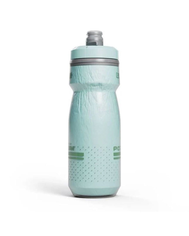 Camelbak Podium Chill 600ml blue sports water bottle made of polypropylene, designed for cycling and outdoor activities.