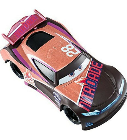 Colorful Cars toy cars set with varied vehicle types, perfect for play and collection, featuring the Cars brand logo.