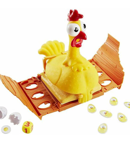 Mattel La Gallina Josefina board game, colorful toy with chicken character, part of fun family games and accessories.