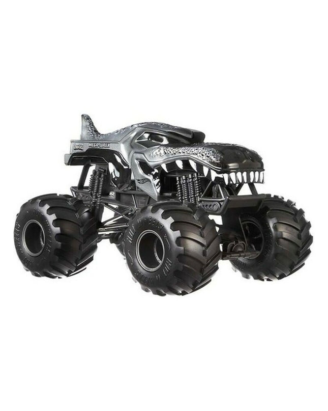 Mattel Monster Jam toy truck in 1:24 scale, detailed design, featuring bold colors and sturdy construction for play and display