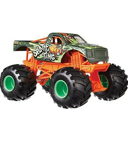 Mattel Monster Jam toy truck in 1:24 scale, detailed die-cast vehicle for kids, part of the Monster Jam series.