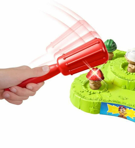 Mattel Chass'taupes game with colorful game pieces and board, suitable for family fun and tabletop gameplay.