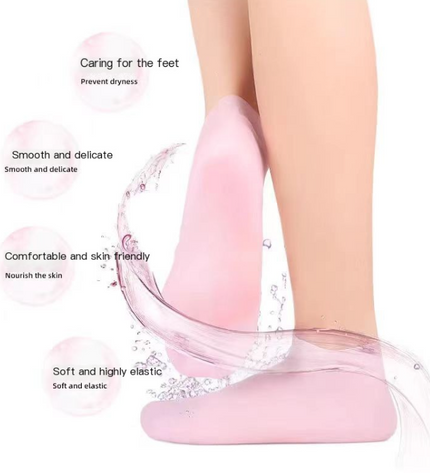 Soft Silicone Protective Moisturizing Gloves And Socks
