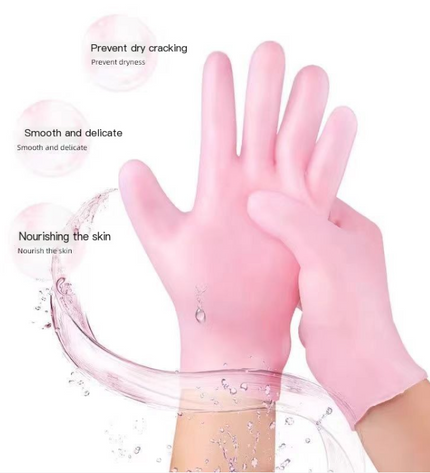 Soft Silicone Protective Moisturizing Gloves And Socks